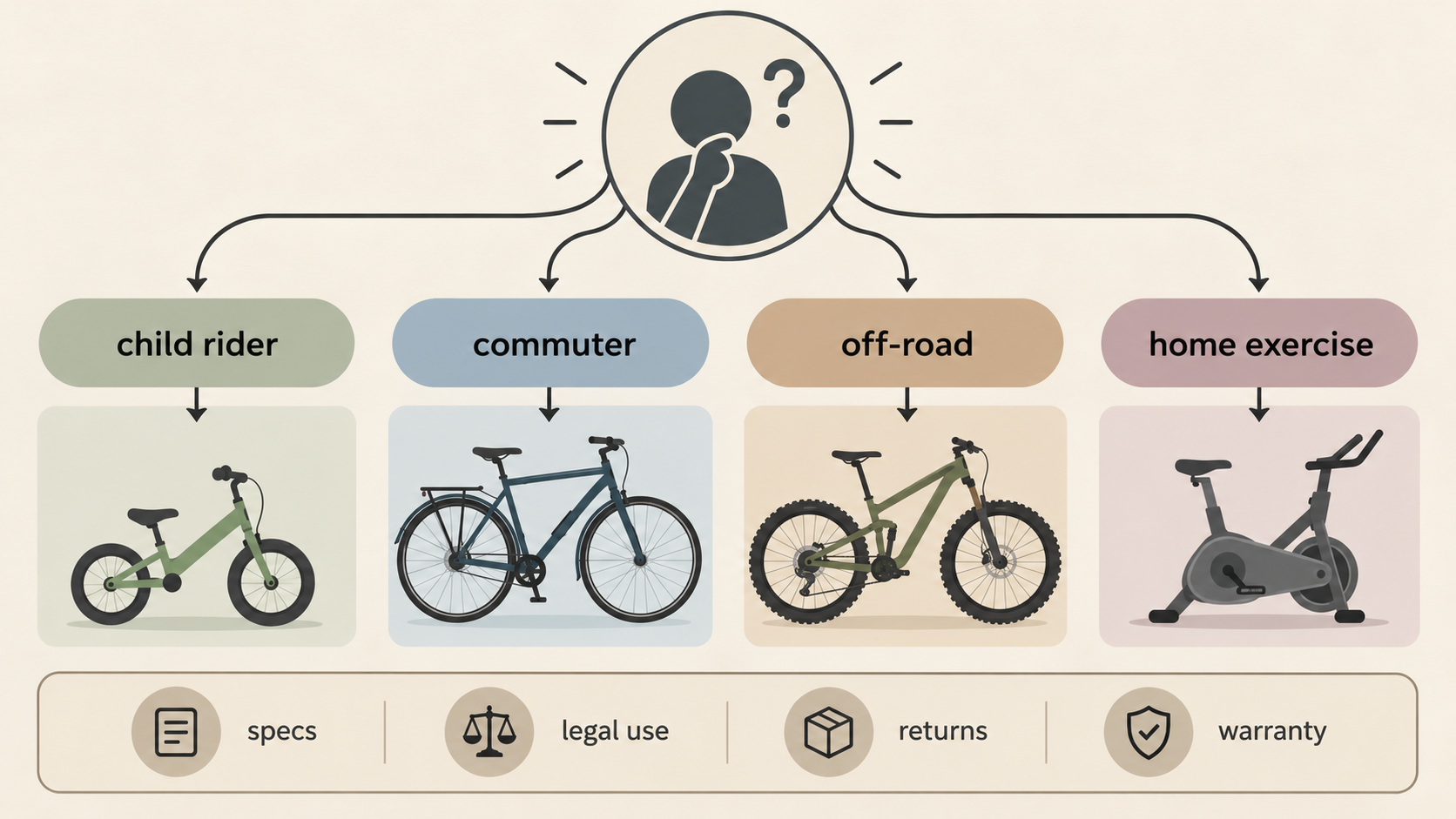 Help readers match buyer type (child rider, commuter, off-road, home exercise) to the relevant iHoverboard DE product family and a short pre-purchase check
